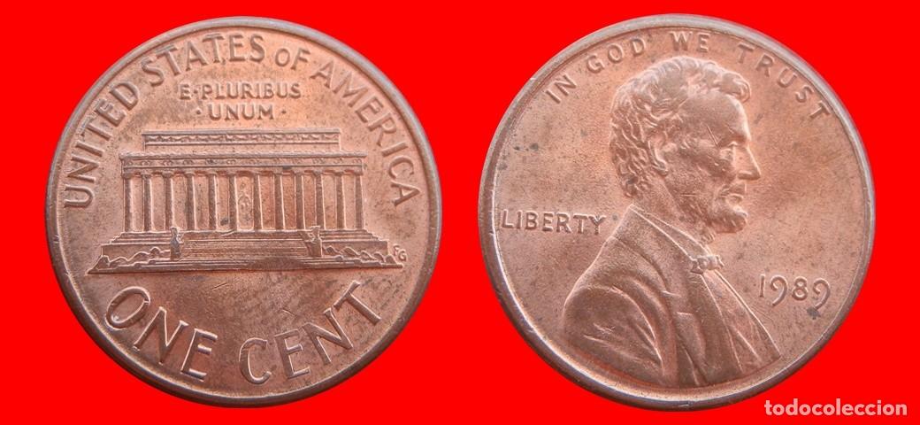 Monedas antiguas de Am&eacute;rica: 1 CENTAVO 1989 USA-153625