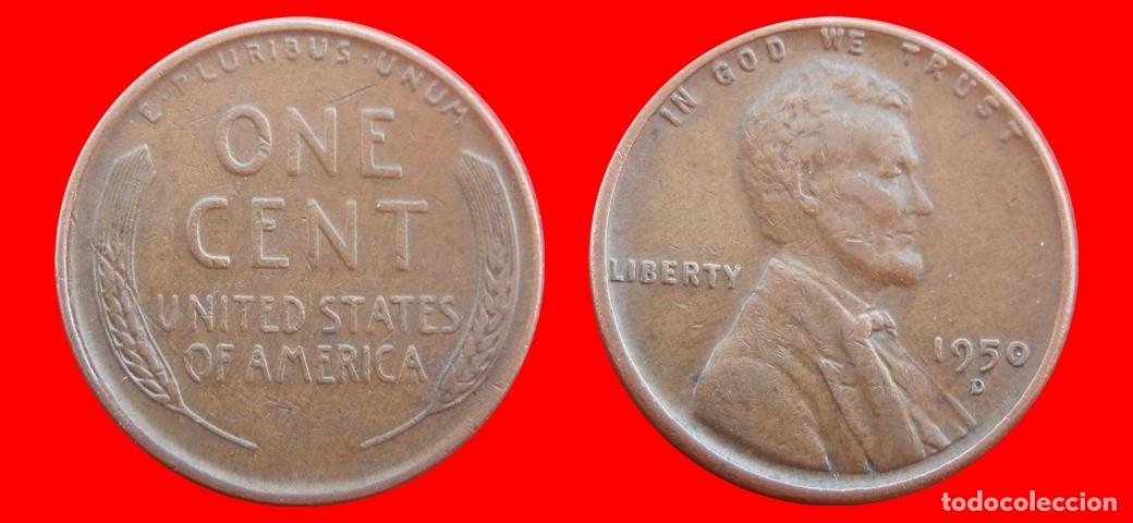 Monedas antiguas de Am&eacute;rica: 1 CENTAVO 1950-D USA-153633
