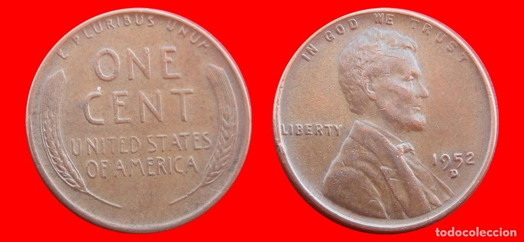 Monedas antiguas de Am&eacute;rica: 1 CENTAVO 1952-D USA-153634