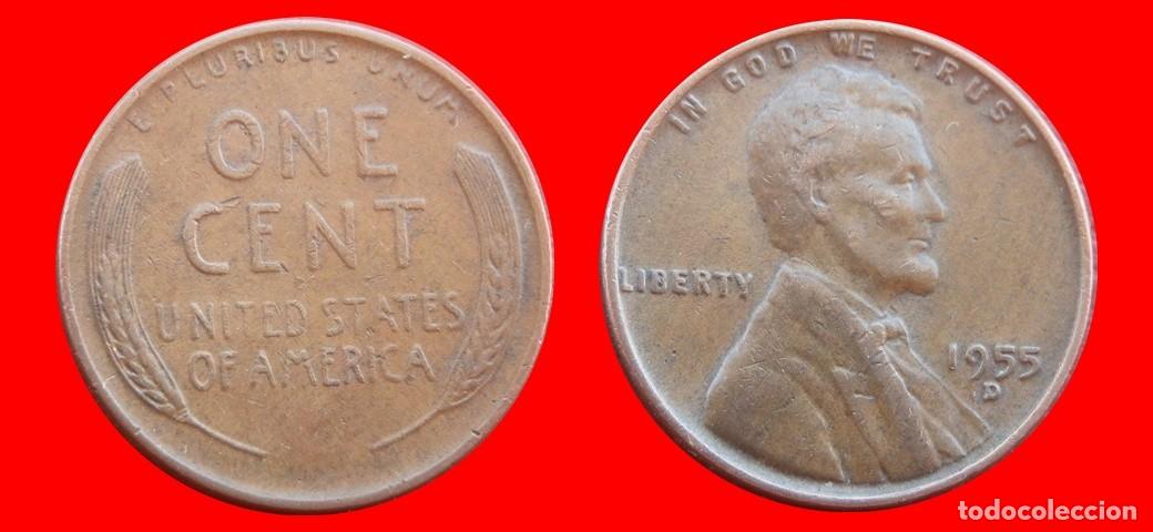 Monedas antiguas de Am&eacute;rica: 1 CENTAVO 1955-D USA-153637
