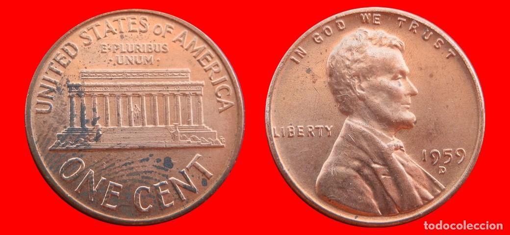 Monedas antiguas de Am&eacute;rica: 1 CENTAVO 1959-D USA-153641
