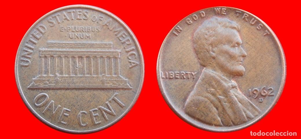 Monedas antiguas de Am&eacute;rica: 1 CENTAVO 1962-D USA-153642