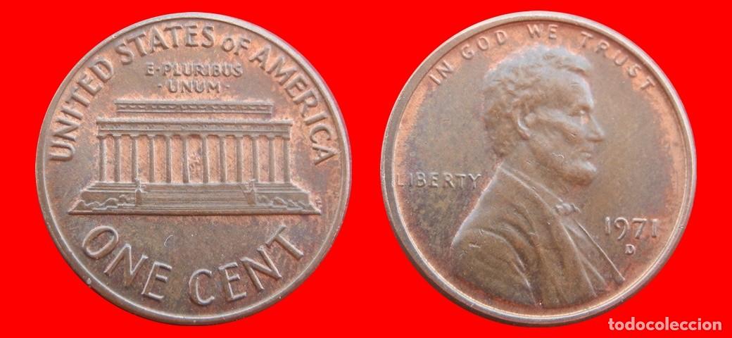Monedas antiguas de Am&eacute;rica: 1 CENTAVO 1971-D USA-153644