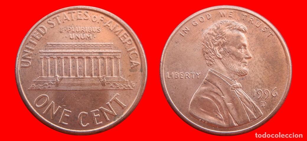 Monedas antiguas de Am&eacute;rica: 1 CENTAVO 1996-D USA-153649
