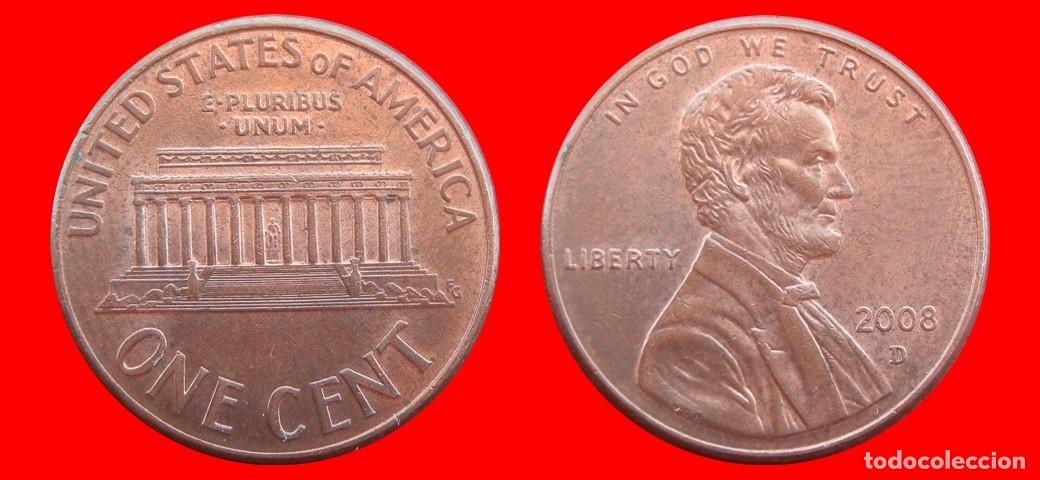 Monedas antiguas de Am&eacute;rica: 1 CENTAVO 2008-D USA-153650