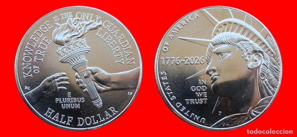 Monedas antiguas de Am&eacute;rica: 1/2 DOLAR 2026-P SIN CIRCULAR USA-9105SC