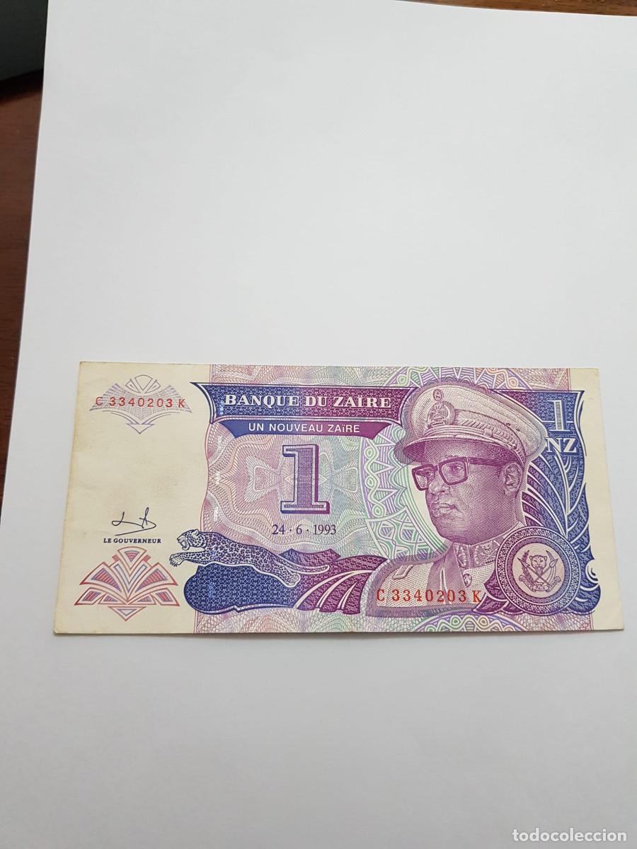 Monedas antiguas de Am&eacute;rica: ZAIRE- 1 NUEVO ZAIRE- 1993