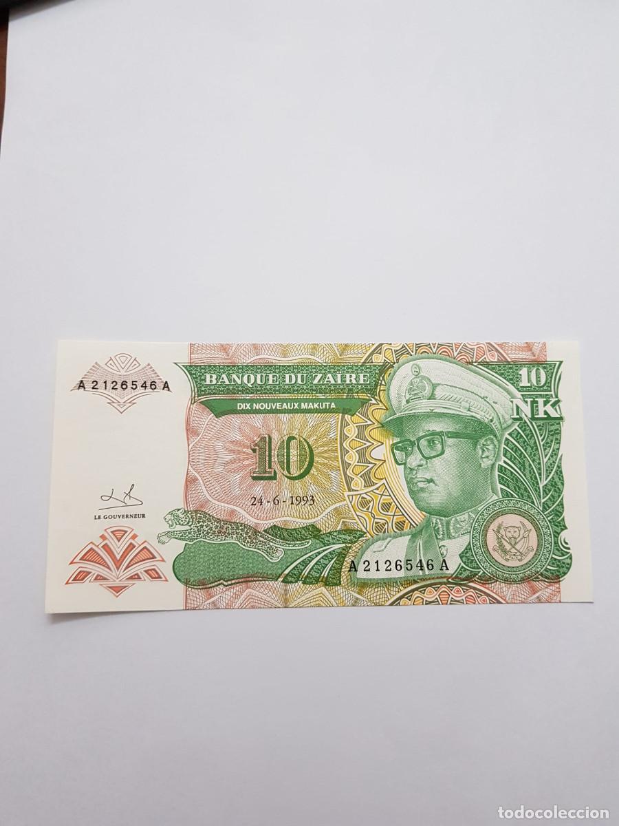 Monedas antiguas de Am&eacute;rica: ZAIRE- 10 NUEVO MAKUTA-1993