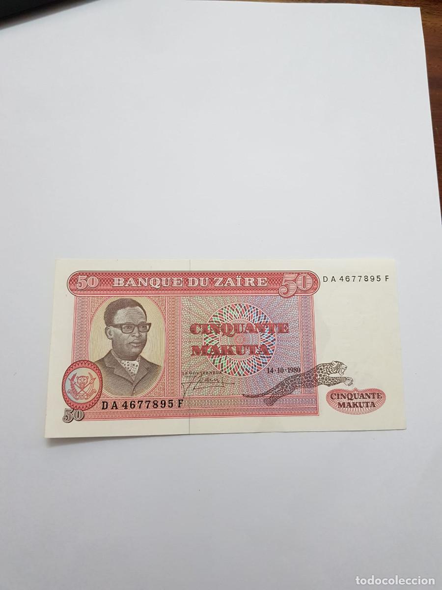 Monedas antiguas de Am&eacute;rica: ZAIRE- 50 MAKUTA-1980