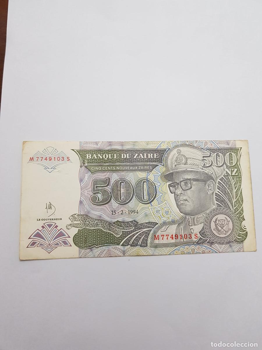 Monedas antiguas de Am&eacute;rica: ZAIRE- 500 NUEVOS ZAIRES-1994