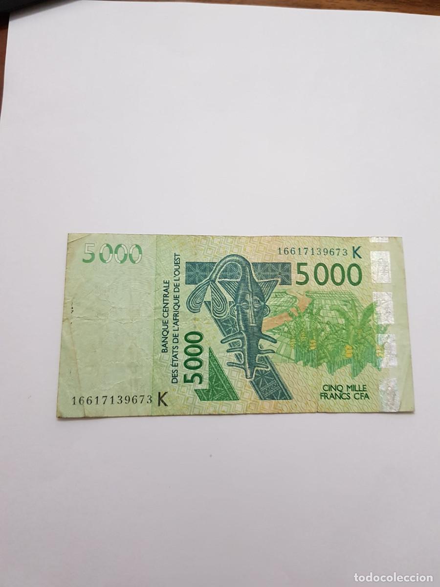 Monedas antiguas de Am&eacute;rica: AFRICA DEL OESTE- 5000 FRANCOS CFA-2003