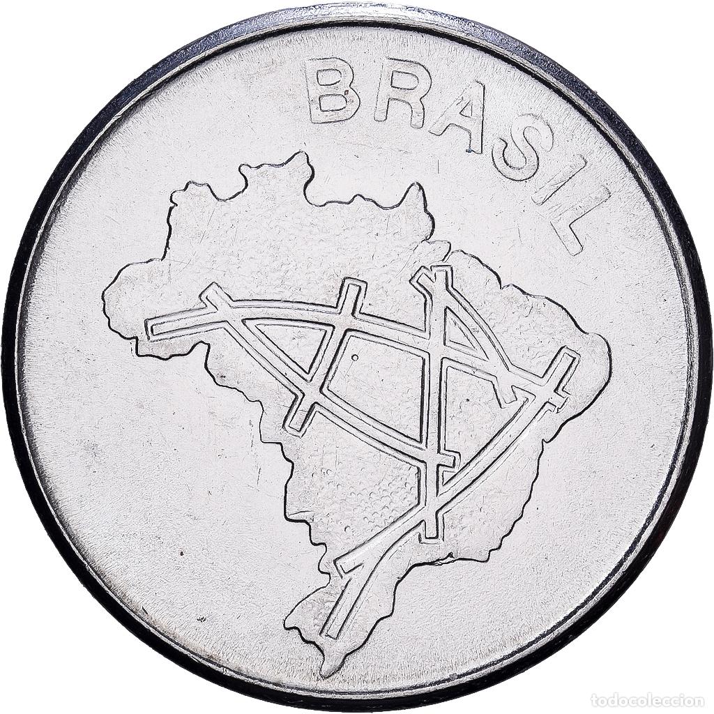 Monedas antiguas de Am&eacute;rica: [#1224793] Brasil, 10 Cruzeiros, 1983, Acero inoxidable, MBC, KM:592.1