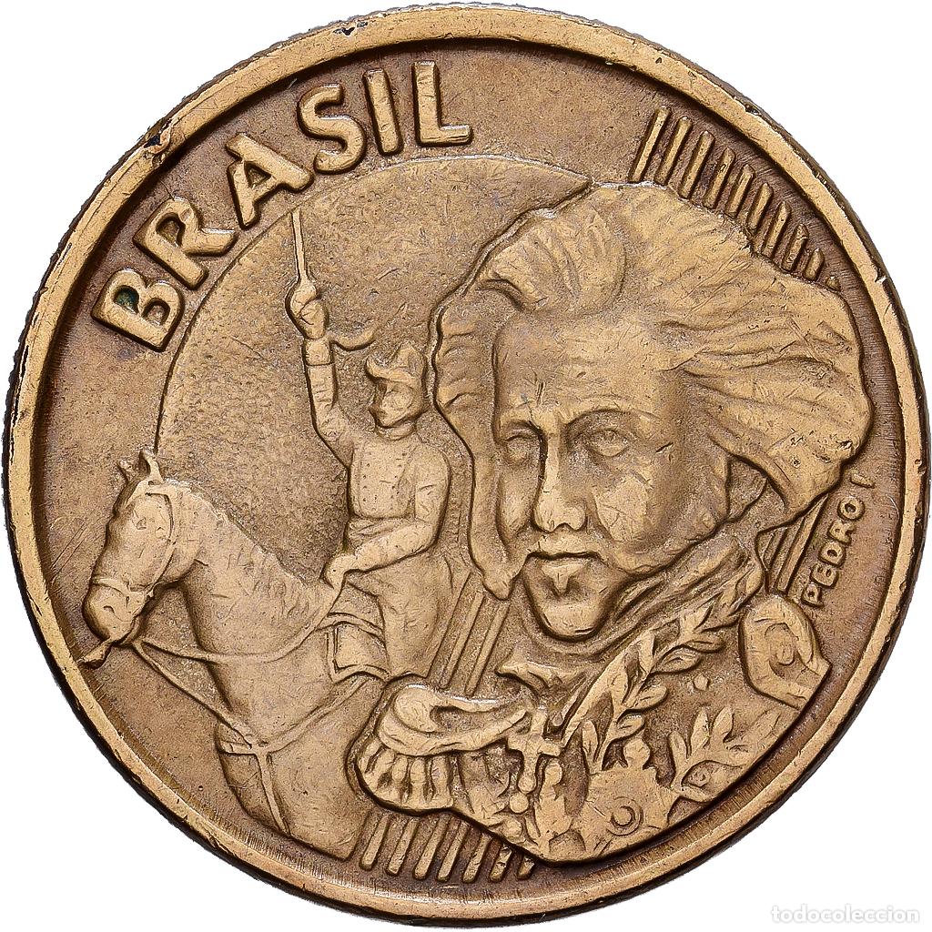 Monedas antiguas de Am&eacute;rica: [#1224794] Brasil, 10 Centavos, 2001, Bronce chapado en acero, MBC, KM:649.2