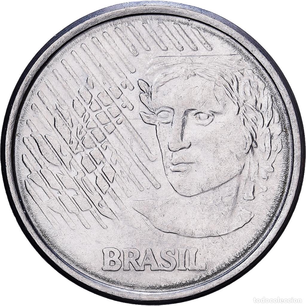 Monedas antiguas de Am&eacute;rica: [#1224796] Brasil, 10 Centavos, 1997, Acero inoxidable, MBC, KM:633