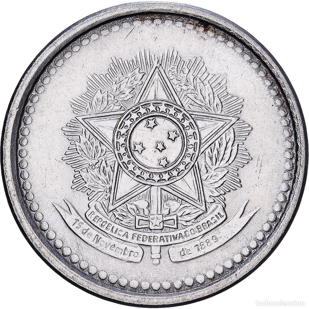 Monedas antiguas de Am&eacute;rica: [#1224799] Brasil, 10 Centavos, 1986, Acero inoxidable, EBC, KM:602