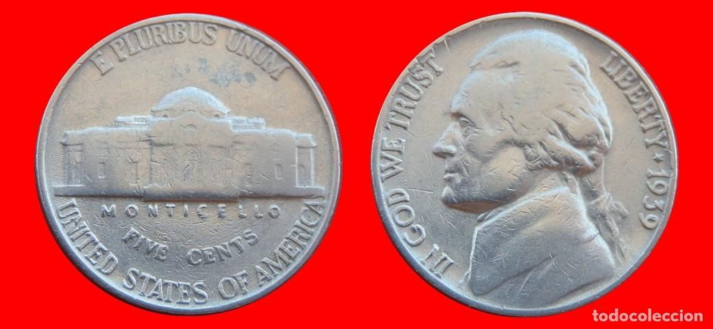 Monedas antiguas de Am&eacute;rica: 5 CENTAVOS 1939 USA-153663