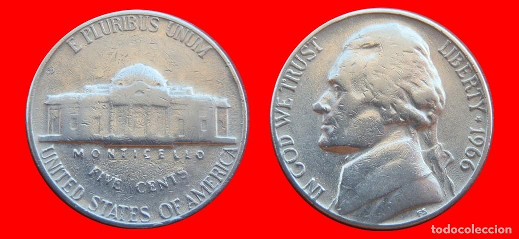 Monedas antiguas de Am&eacute;rica: 5 CENTAVOS 1966 USA-153670