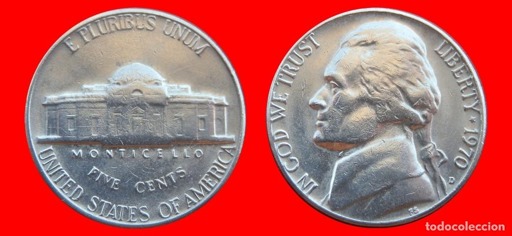Monete antiche di America: 5 CENTAVOS 1970-D USA-153672