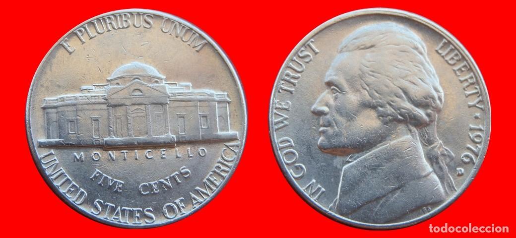 Monete antiche di America: 5 CENTAVOS 1976-D USA-153673
