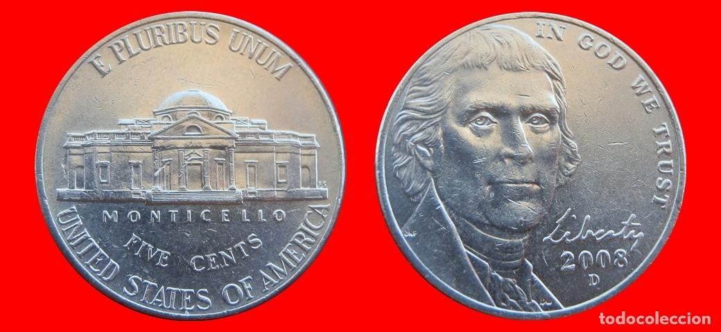 Monedas antiguas de Am&eacute;rica: 5 CENTAVOS 2008-D USA-153676