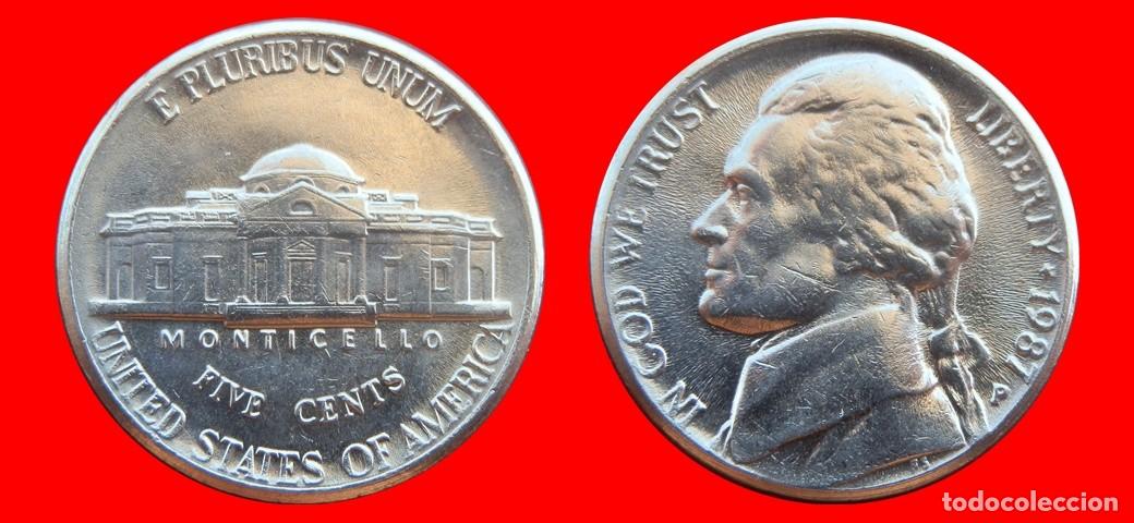 Monedas antiguas de Am&eacute;rica: 5 CENTAVOS 1987-P USA-153681