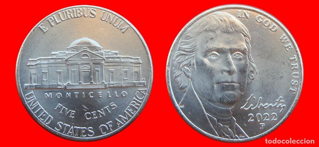 Monedas antiguas de Am&eacute;rica: 5 CENTAVOS 2022-P USA-153686