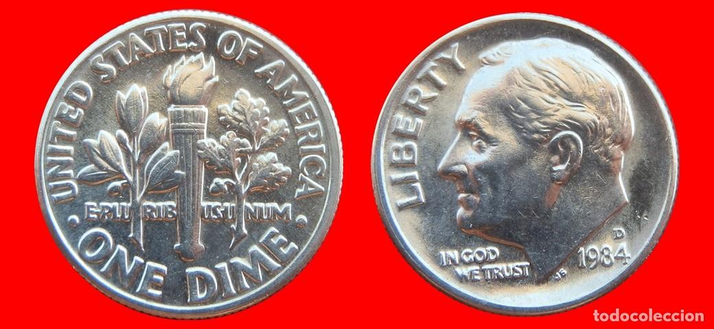 Monedas antiguas de Am&eacute;rica: 10 CENTAVOS DIME 1984-D USA-153688