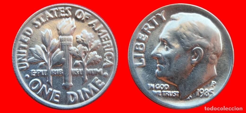 Monedas antiguas de Am&eacute;rica: 10 CENTAVOS DIME 1985-P USA-153691