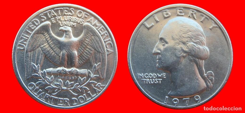 Monedas antiguas de Am&eacute;rica: 25 CENTAVOS QUARTER 1979 USA-153698