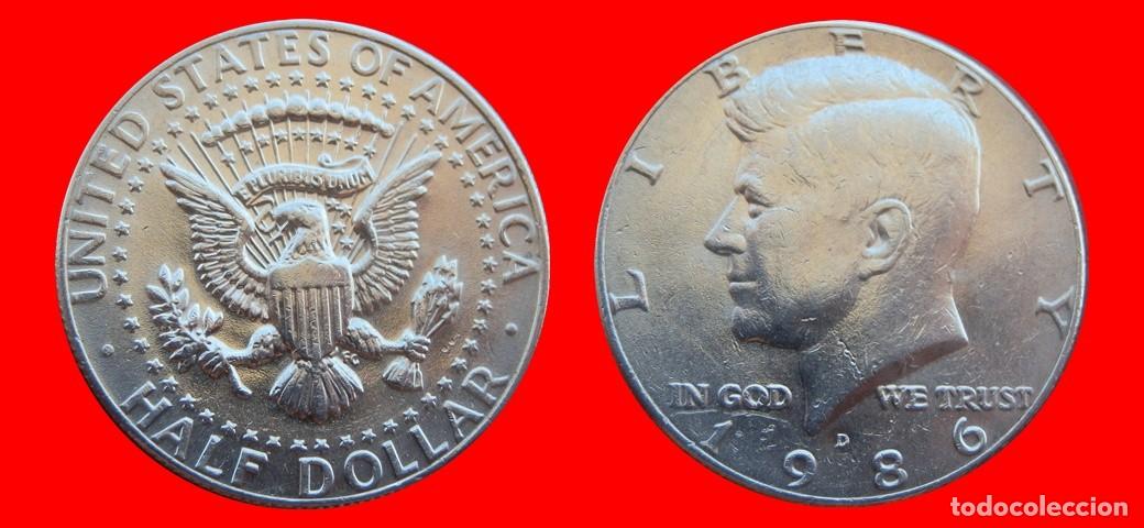Monedas antiguas de Am&eacute;rica: 1/2 DOLAR 1986-D USA-153713