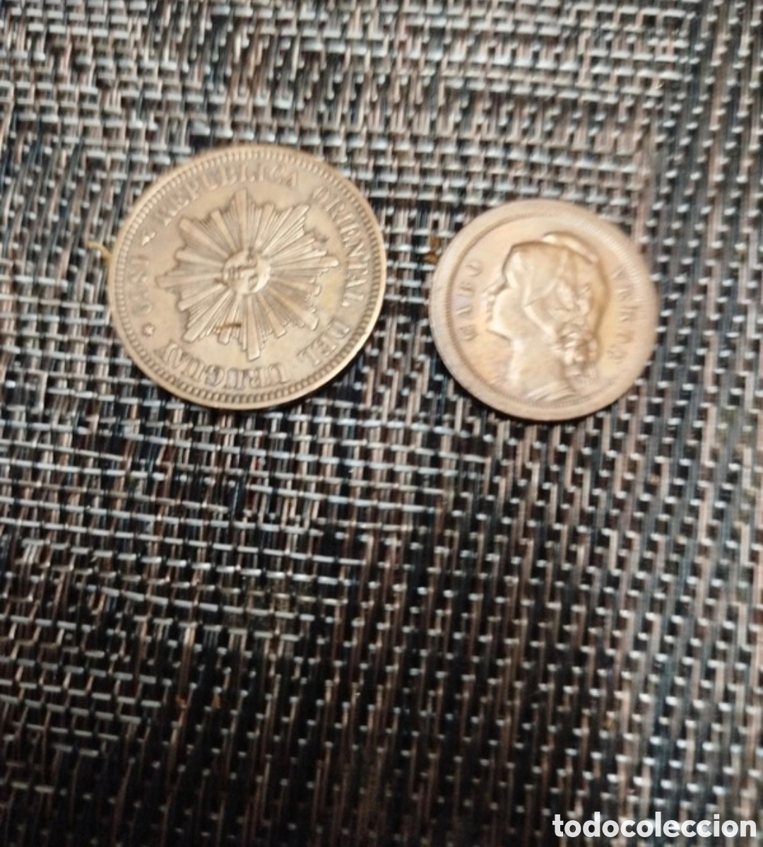 Monedas antiguas de Am&eacute;rica: Monedas Uruguay Cabo Verde