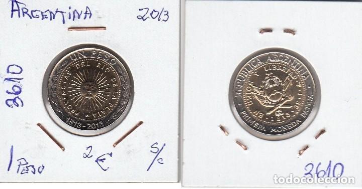 Monedas antiguas de Am&eacute;rica: E3610 MONEDA ARGENTINA 1 PESO 2013