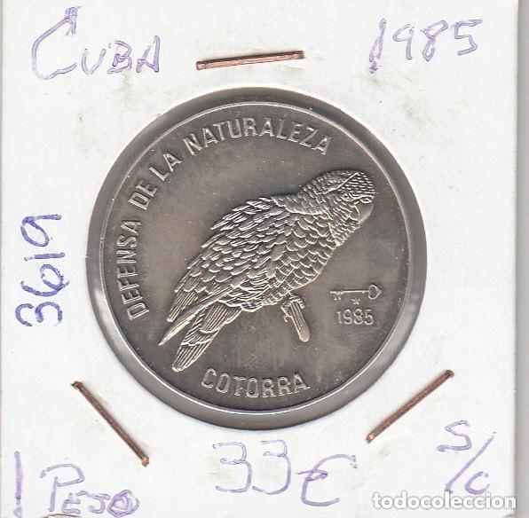 Monedas antiguas de Am&eacute;rica: E3619 MONEDA CUBA 1 PESO 1985