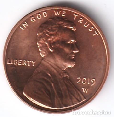 Monedas antiguas de Am&eacute;rica: Estados Unidos 1 centavo 2019 W BU KM# 468