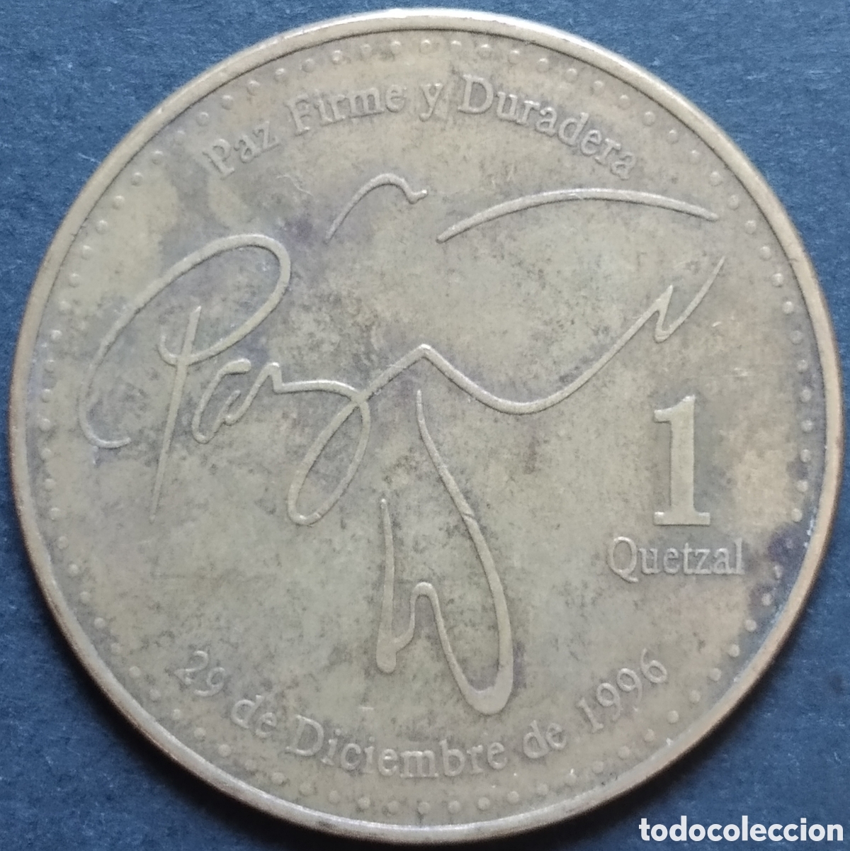 Monedas antiguas de Am&eacute;rica: MONEDA - GUATEMALA 1 QUETZAL 2017