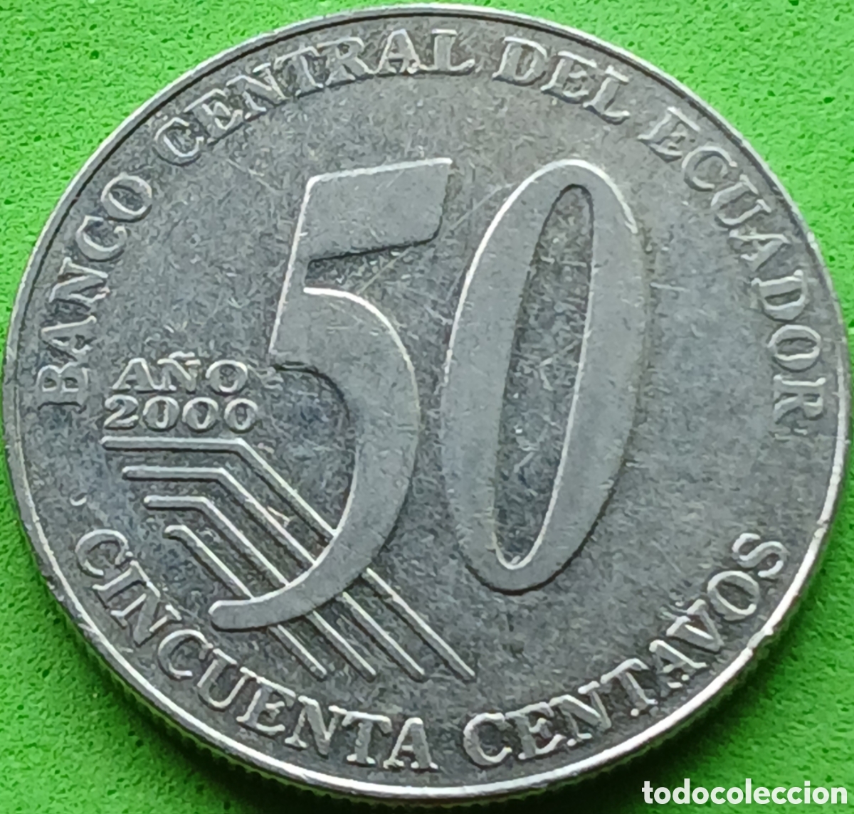 Monedas antiguas de Am&eacute;rica: Ecuador 50 centavos 2000 km#108