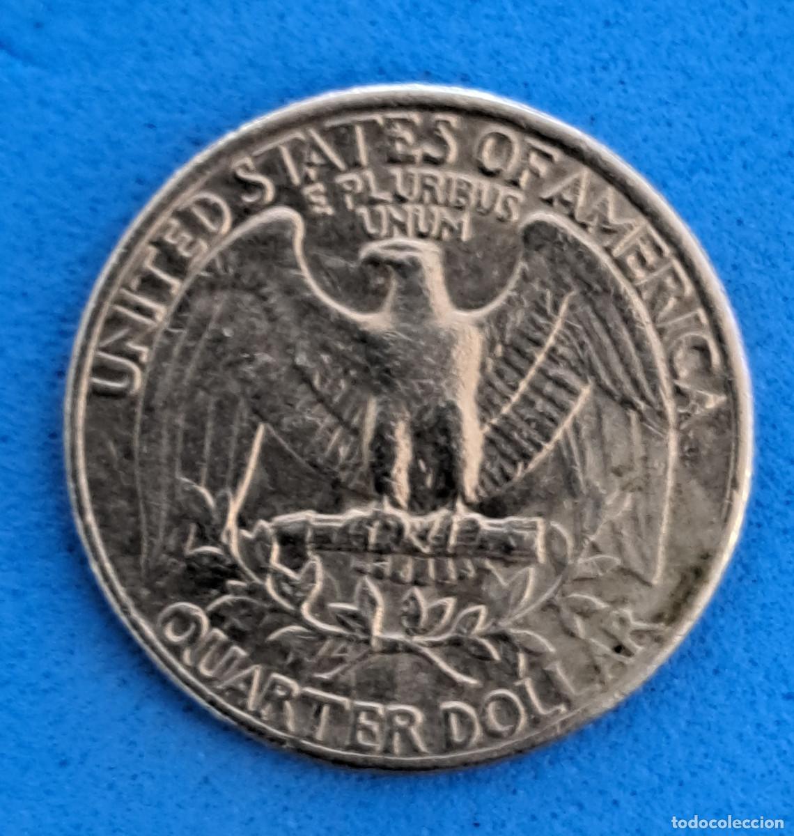 Monedas antiguas de Am&eacute;rica: QUARTER DOLLAR - A&Ntilde;O 1981 - LIBERTY - GEORGE WASHINGTON - UNITED STATES OF AMERICA