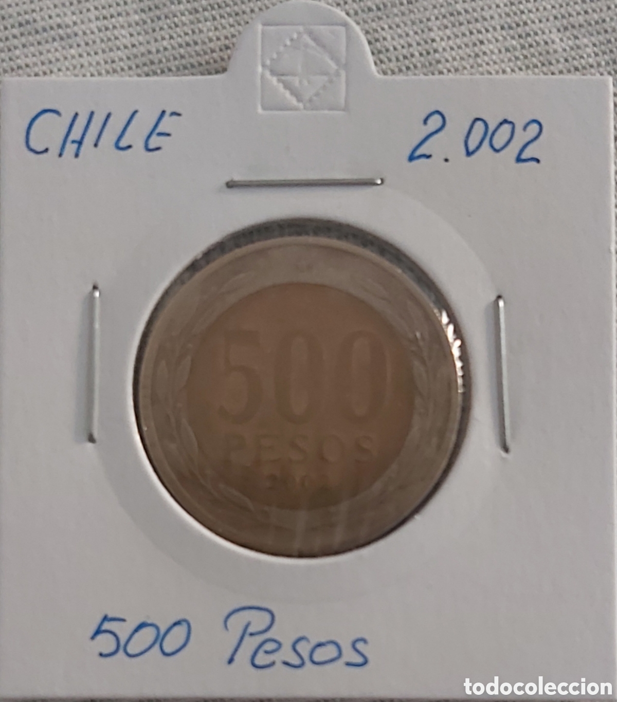 Monedas antiguas de Am&eacute;rica: Chile 500 pesos, 2.000 y 2.002