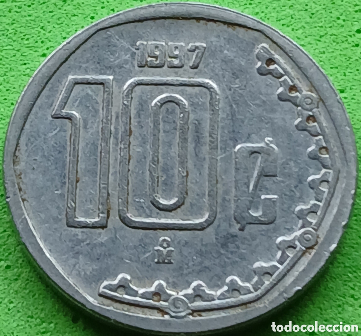 Monedas antiguas de Am&eacute;rica: M&eacute;xico 10 centavos 1997 km#547
