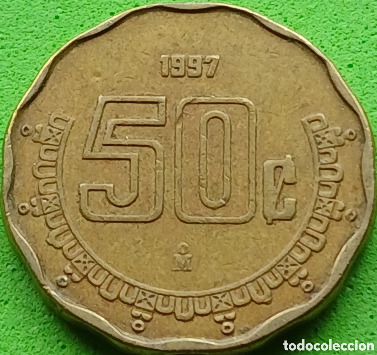 Monedas antiguas de Am&eacute;rica: M&eacute;xico 50 centavos 1997 km#549