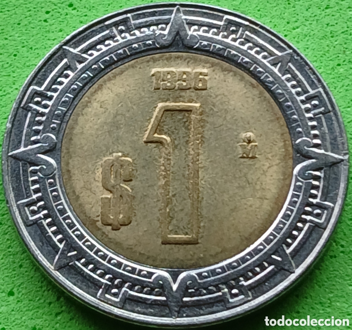 Monedas antiguas de Am&eacute;rica: M&eacute;xico 1 peso 1996 km#603
