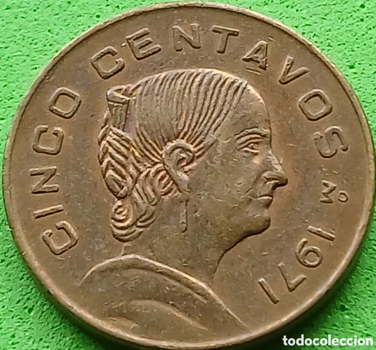 Monedas antiguas de Am&eacute;rica: M&eacute;xico 5 centavos 1971 km#427