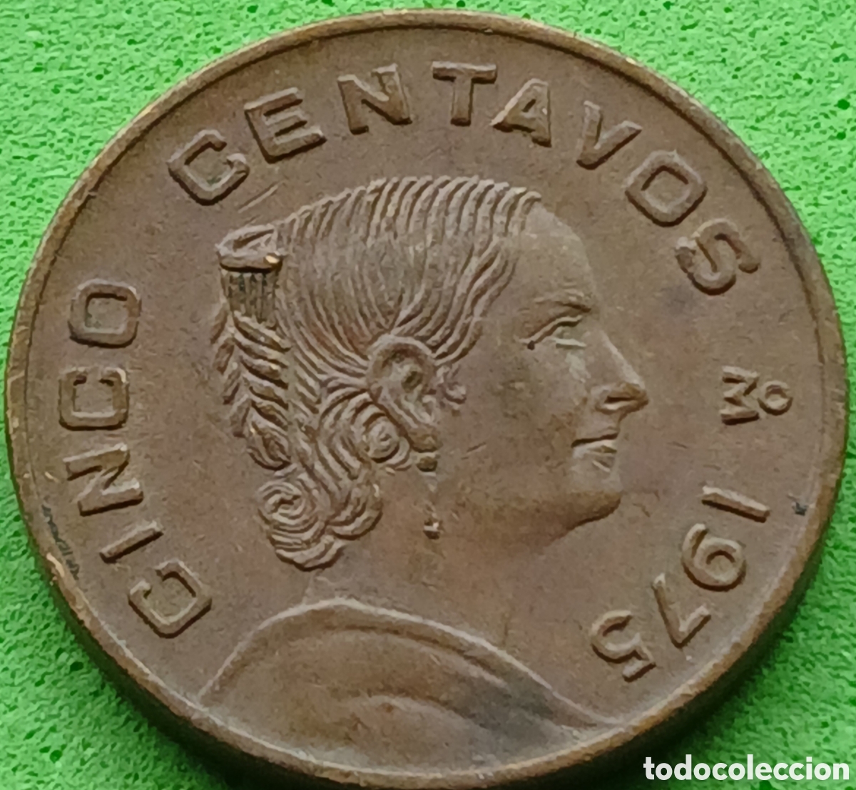 Monedas antiguas de Am&eacute;rica: M&eacute;xico 5 centavos 1975 km#427