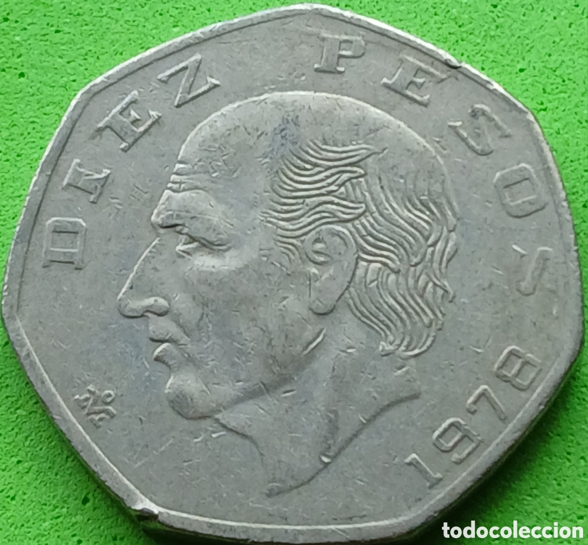 Monedas antiguas de Am&eacute;rica: M&eacute;xico 10 pesos 1978 km#477.2
