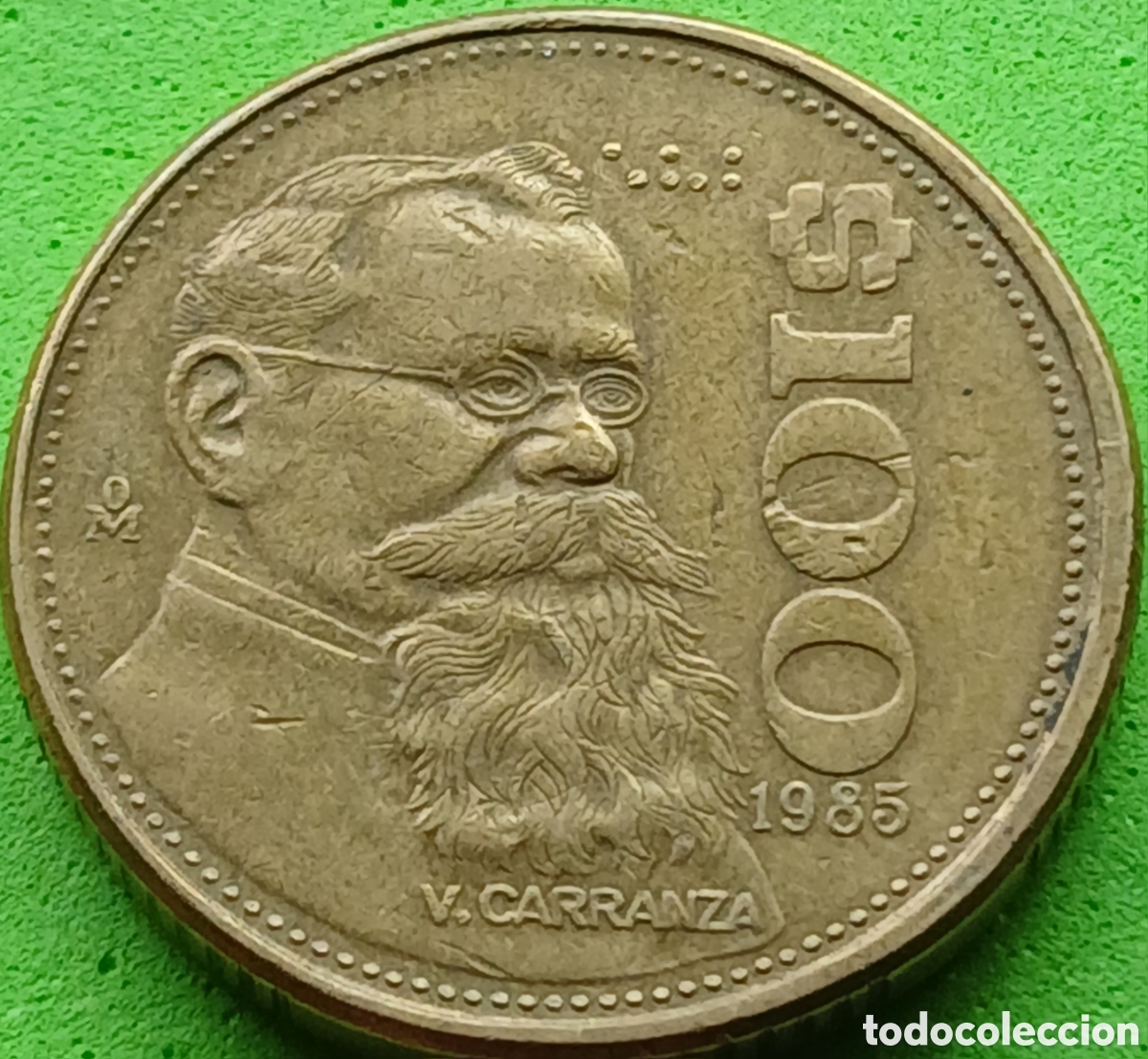 Monedas antiguas de Am&eacute;rica: M&eacute;xico 100 pesos 1985 km#493