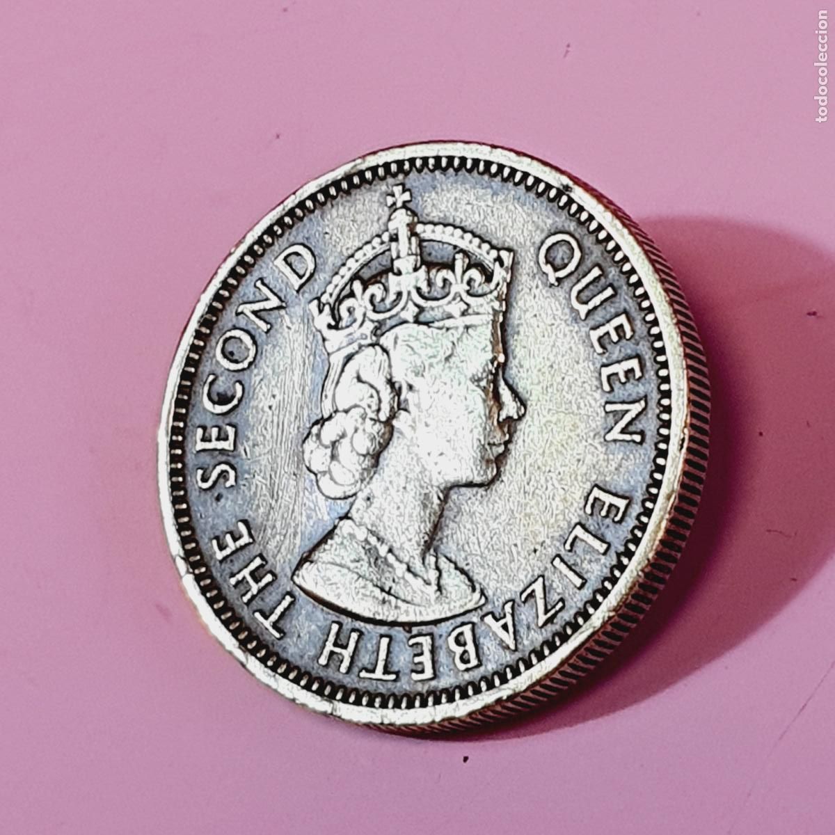 Monedas antiguas de Am&eacute;rica: MONEDA-GRAN BRETA&Ntilde;A-FIVE CENTS-QUEEN ELIZABETH II-THE SECOND-BRONCE-1955-EXCELENTE-VER FOTOGRAF&Iacute;AS.