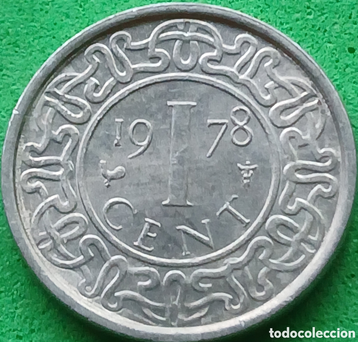 Monedas antiguas de Am&eacute;rica: Surinam 1 cent 1978 km#11a