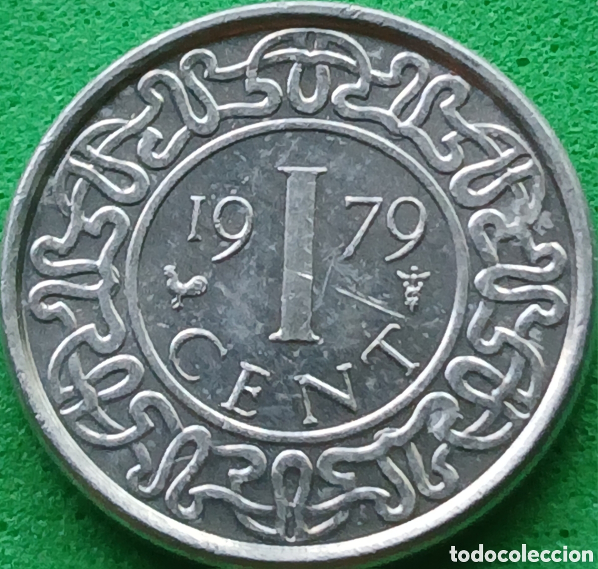 Monedas antiguas de Am&eacute;rica: Surinam 1 cent 1979 km#11a