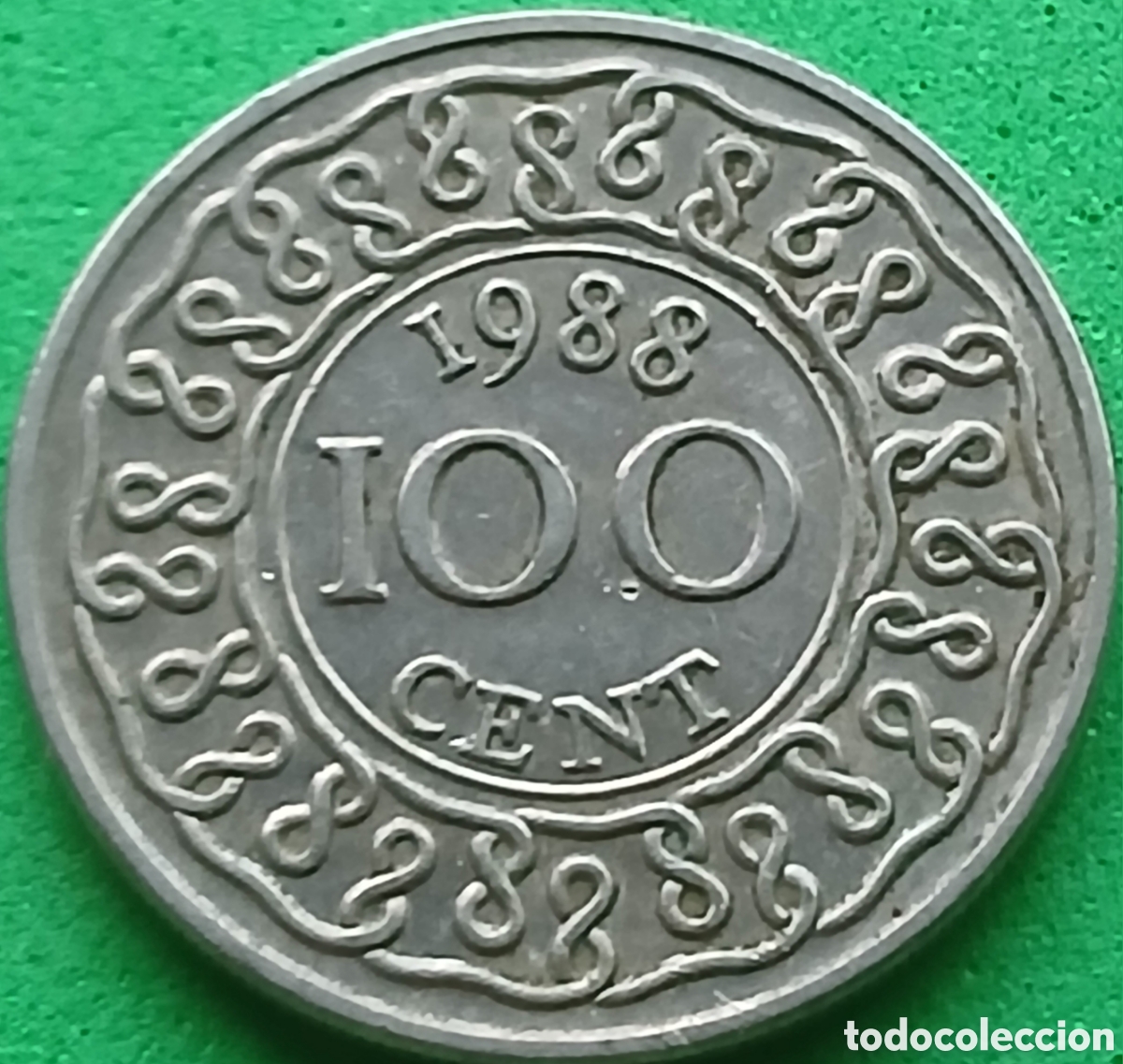 Monedas antiguas de Am&eacute;rica: Surinam 100 cent 1988 km#23