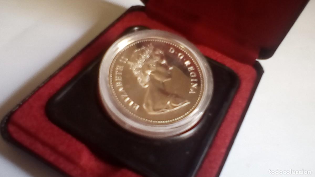 Monedas antiguas de Am&eacute;rica: 1 DOLLAR PLATA CANADA 1976. cENTENARIO DEL PARLAMENTO